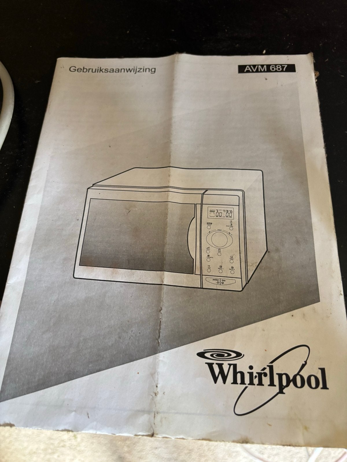 Whirlpool Combimagnetron AVM 687 - Werkt goed, Witgoed en Apparatuur, Magnetrons, Combimagnetron, Gebruikt, 60 cm of meer, Grill