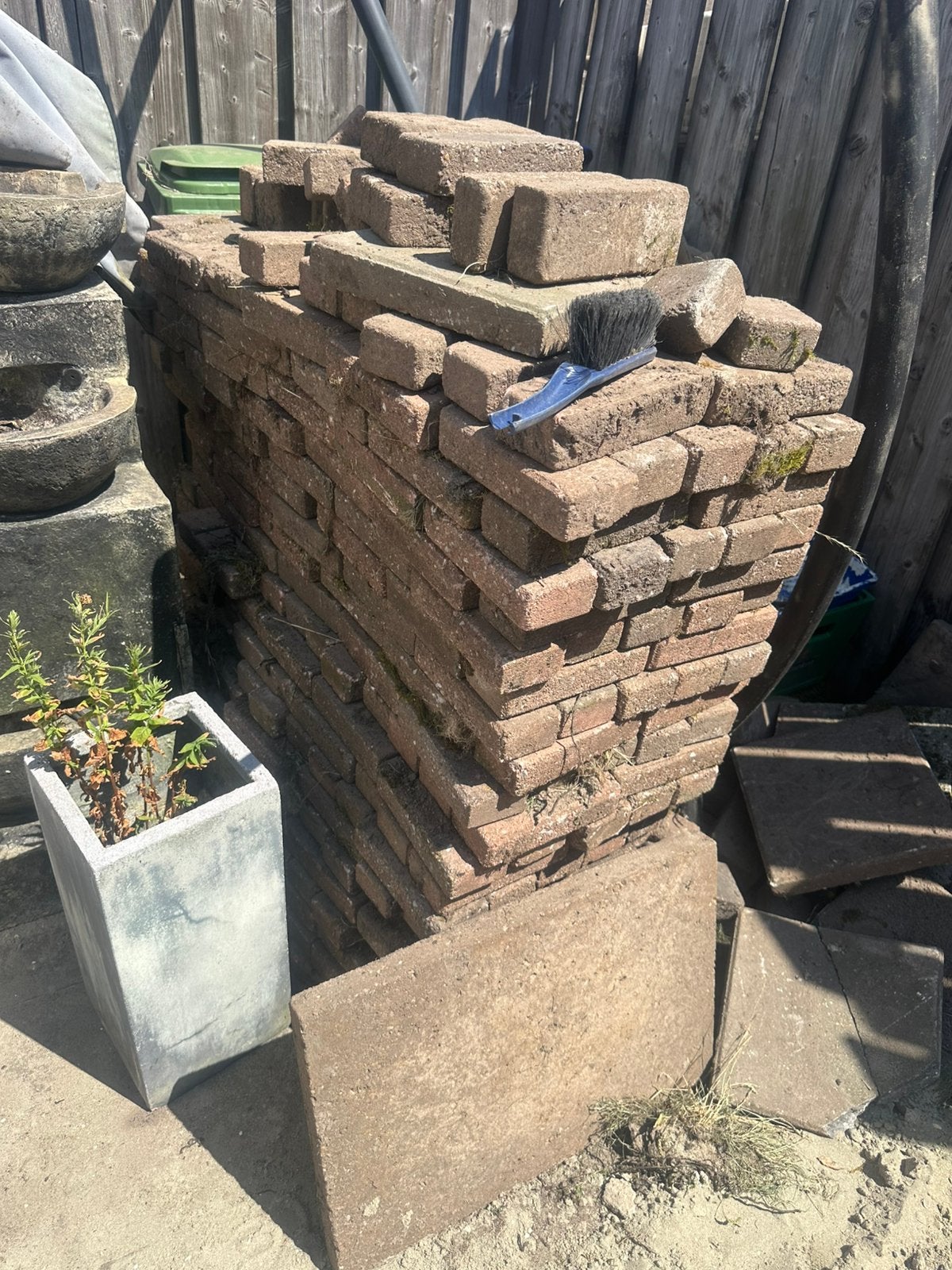 Gratis, Ophalen, Zo goed als nieuw, Beton, Klinkers