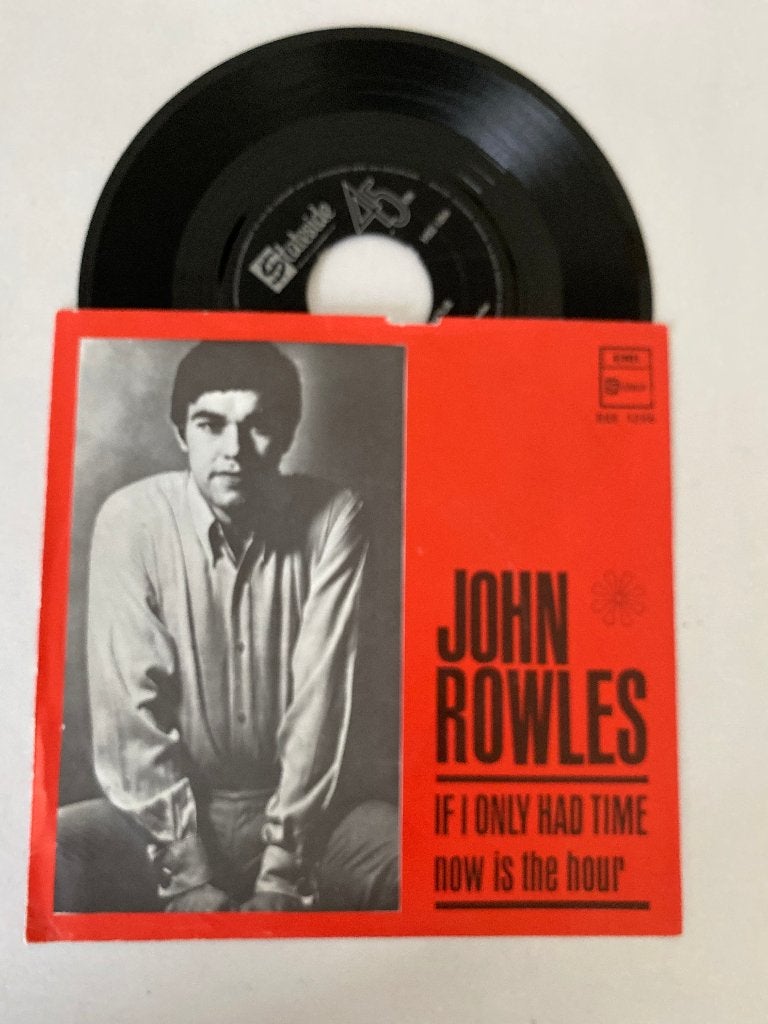 John Rowles – If I Only Had Time, Cd's en Dvd's, Pop, 7 inch, Zo goed als nieuw, Fotohoes