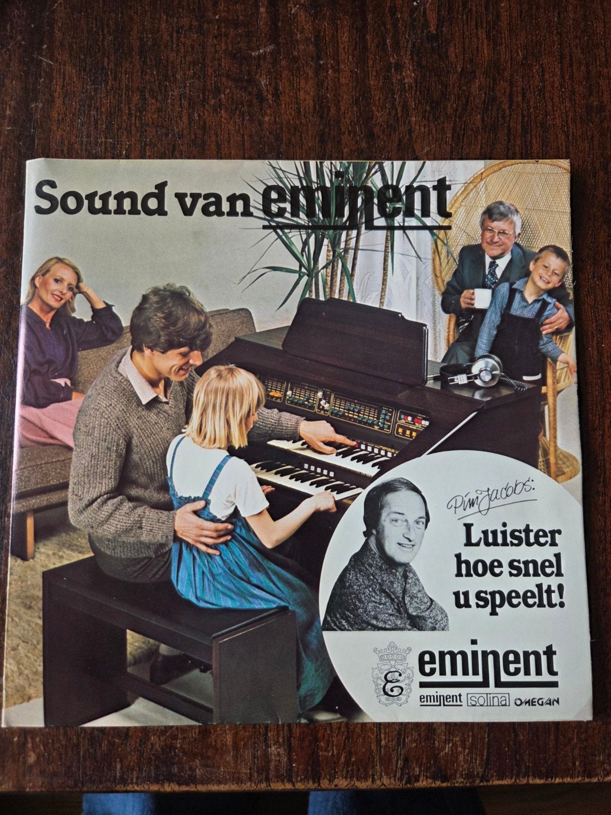 Eminent orgel brochure met vinyl single, Muziek en Instrumenten, Orgels, Ophalen of Verzenden
