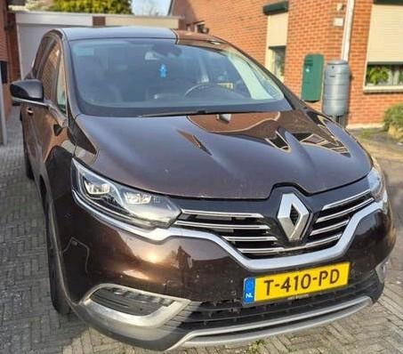 Renault Espace 1.6 TCE 147KW AUT 2015 Bruin, Auto's, Renault, 1618 cc, 1800 kg, 4 cilinders, Bruin
