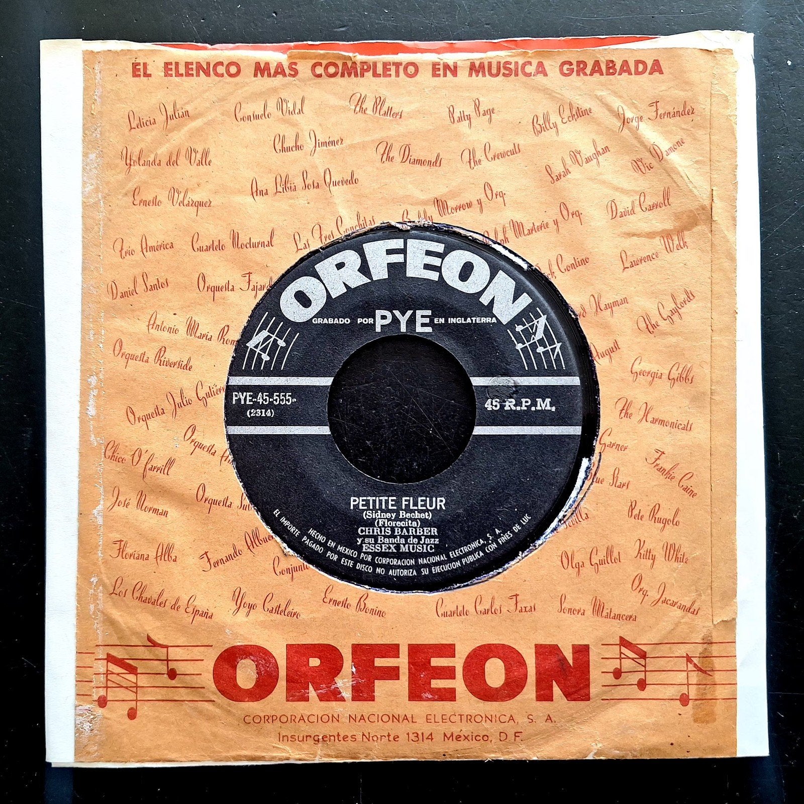 7"/SINGLE  CHRIS BARBER - Petite Fleur, Ophalen of Verzenden, Gebruikt, Pop