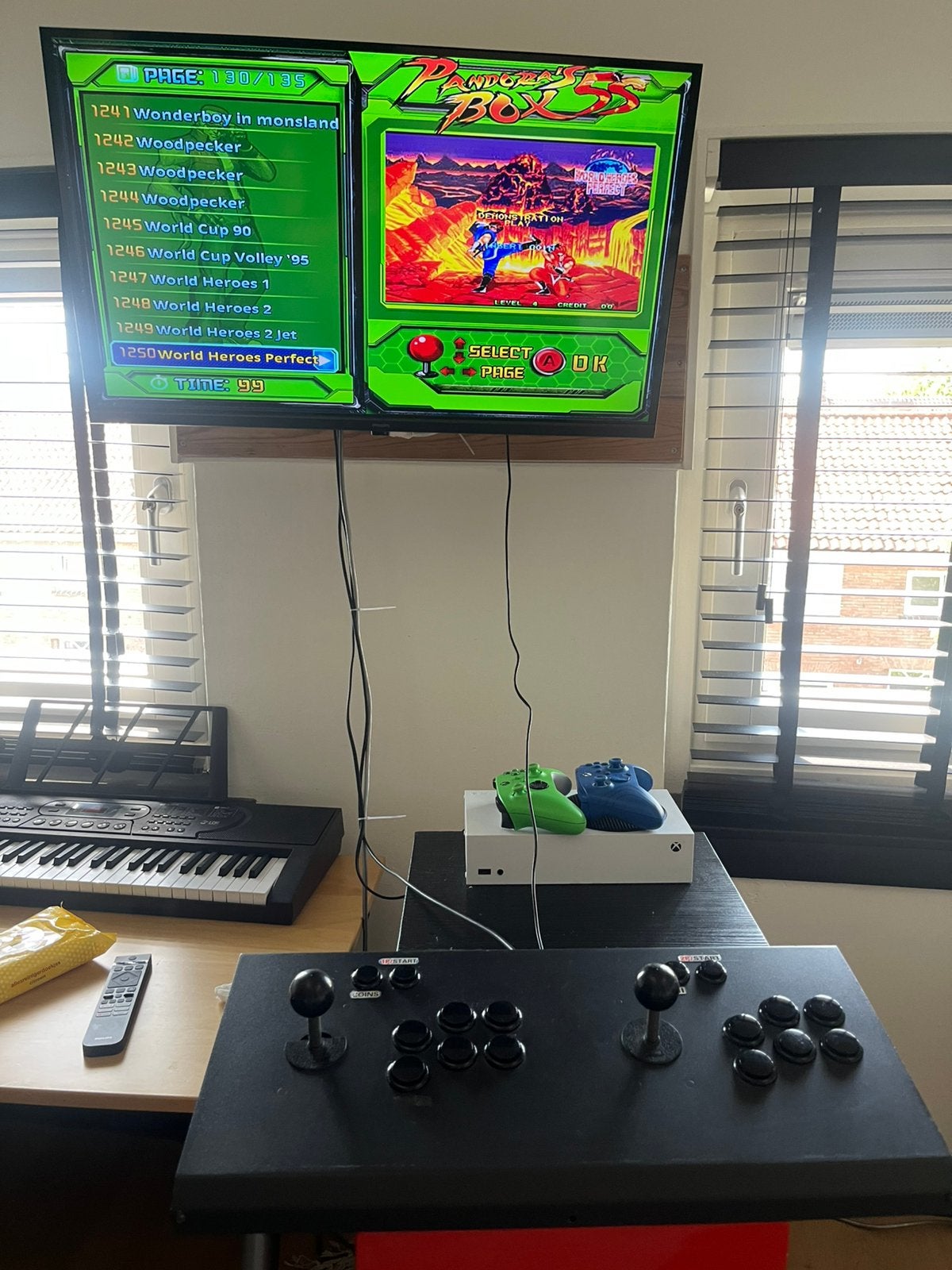 Arcade kast met 2000 spellen uit medio 1989, Ophalen, Refurbished