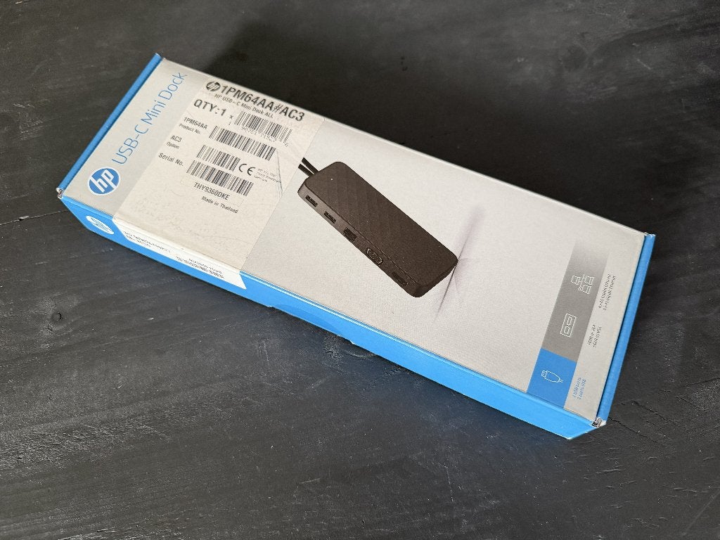HP USB-C Minidock zgan in doos, Computers en Software, Dockingstations, HP Hewlett Packard, Ophalen of Verzenden, Zo goed als nieuw