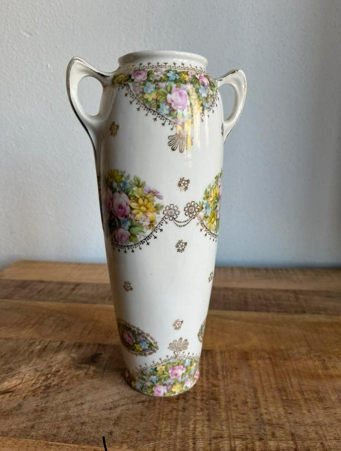 Antieke art deco vaas 25 cm hoog, Ophalen of Verzenden