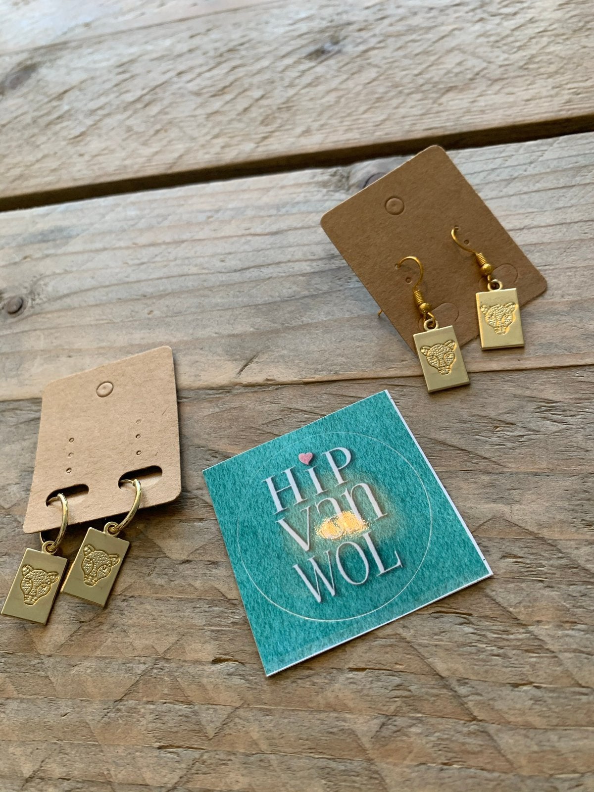 Gouden oorbellen, Overige materialen, Hangers, Nieuw, Ophalen of Verzenden