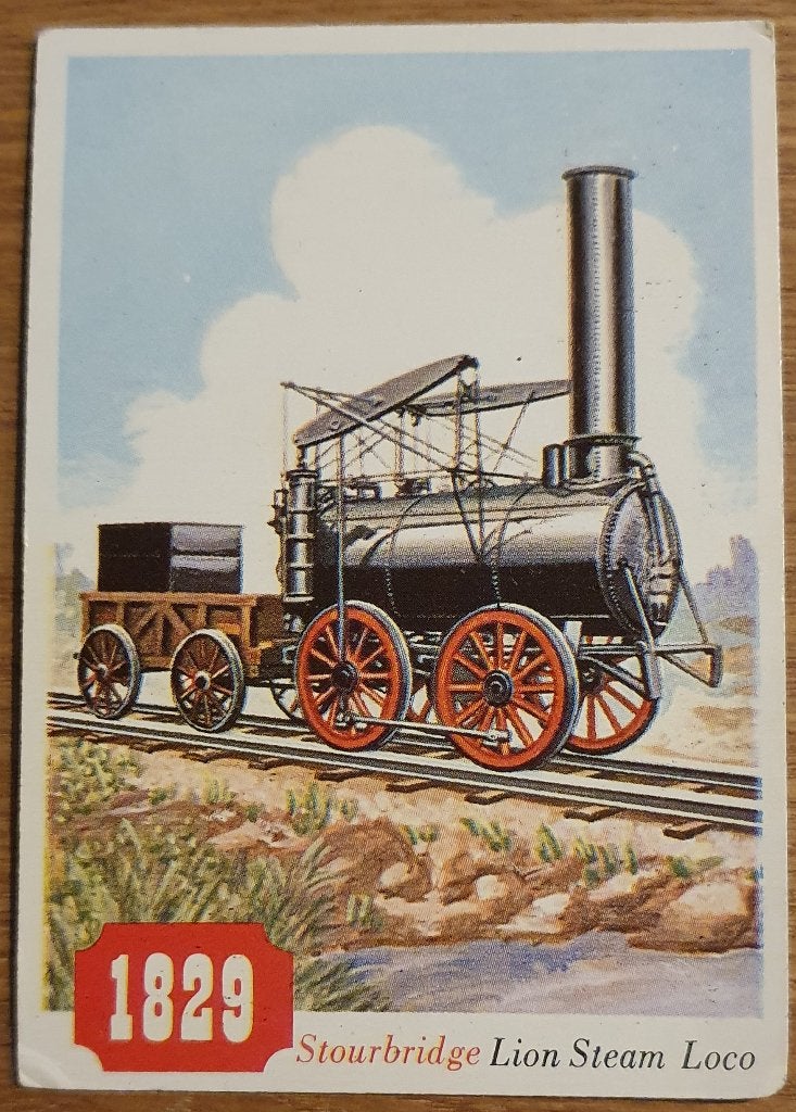 Stourbridge Lion - 79 - 1955 Topps Rails & Sails - Card, Ophalen of Verzenden, Zo goed als nieuw, Losse kaart