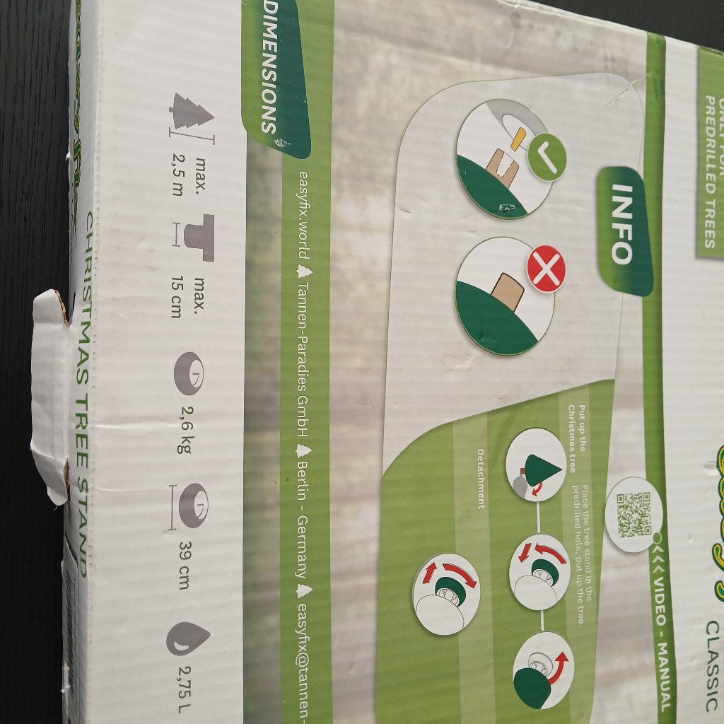 Kerstboom standaard Easyfix classic, Diversen, Ophalen, Zo goed als nieuw