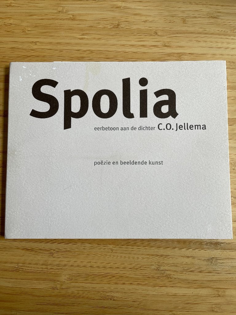 Spolia - eerbetoon aan de dichter C.O. Jellema Klasema, Boeken, Ophalen of Verzenden, Gelezen