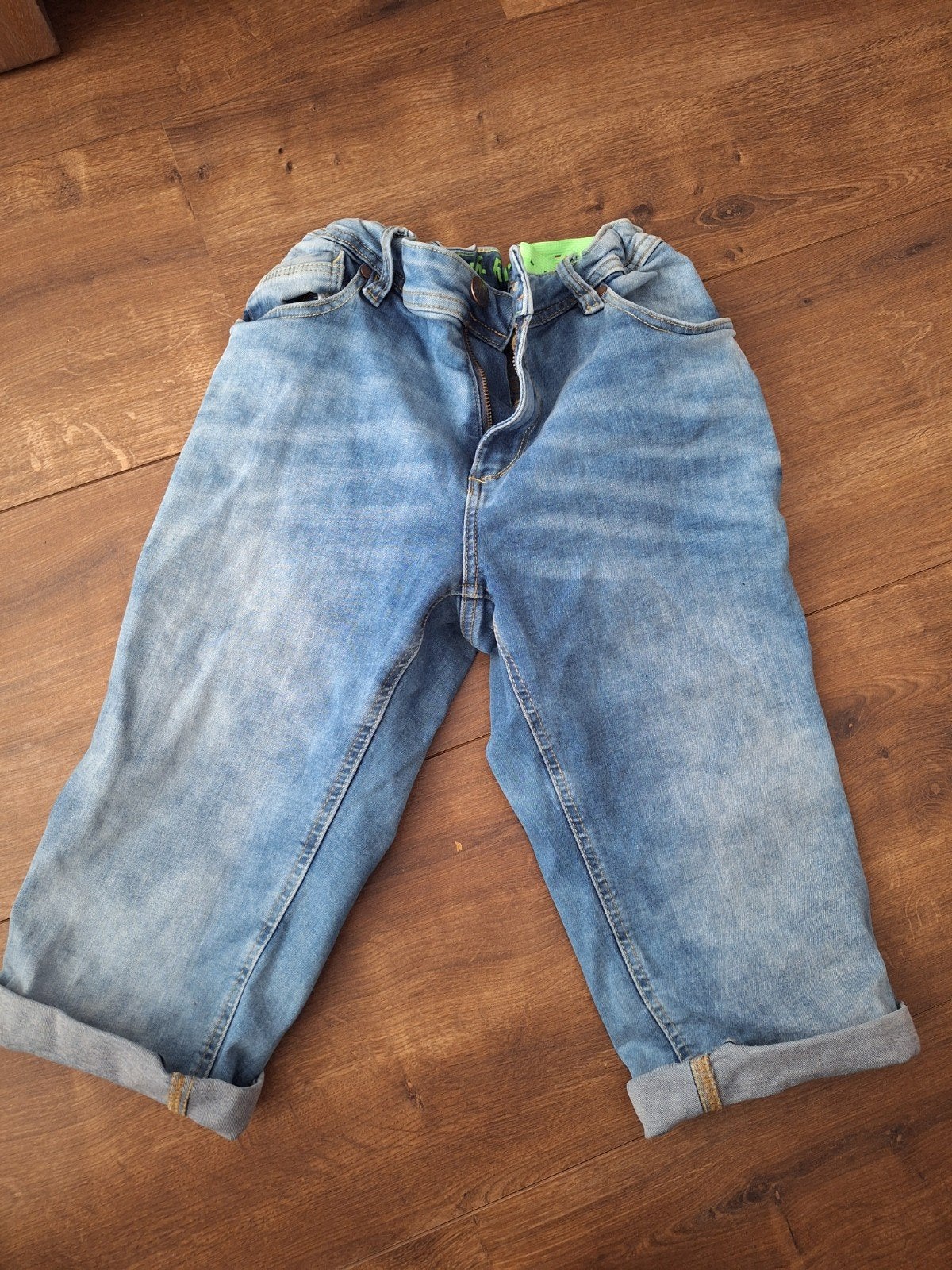 Stoere spijkerbroek maat 170, Ophalen of Verzenden, Gebruikt, Jongen, Broek