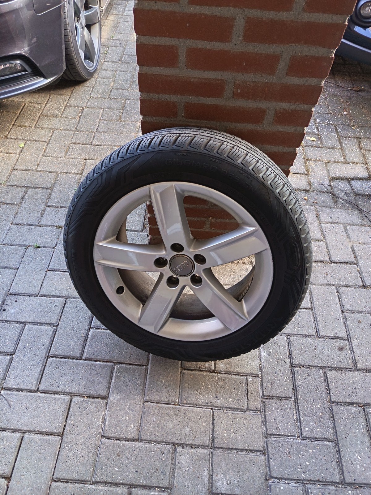 Audi orgineel 17 inch, Auto-onderdelen, Banden en Velgen, Gebruikt, Banden en Velgen, 17 inch, Ophalen of Verzenden