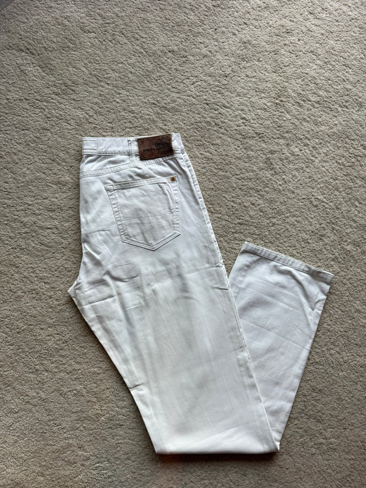 Pierre Cardin broek heren maat 114, Ophalen of Verzenden, Zo goed als nieuw, Wit, Overige jeansmaten