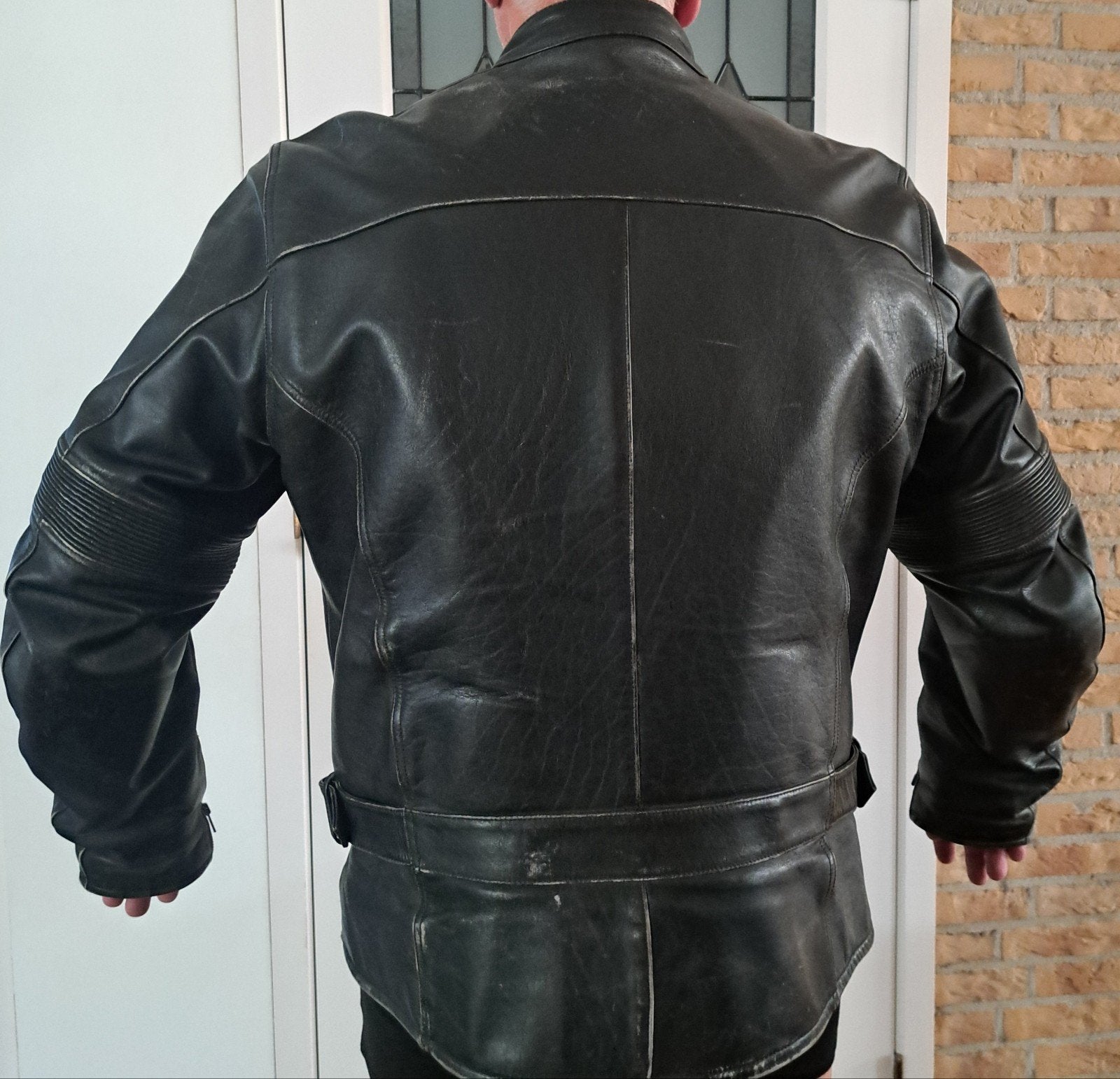 MQP moterjas, Motoren, Ophalen, Tweedehands, Jas | leer, MQP