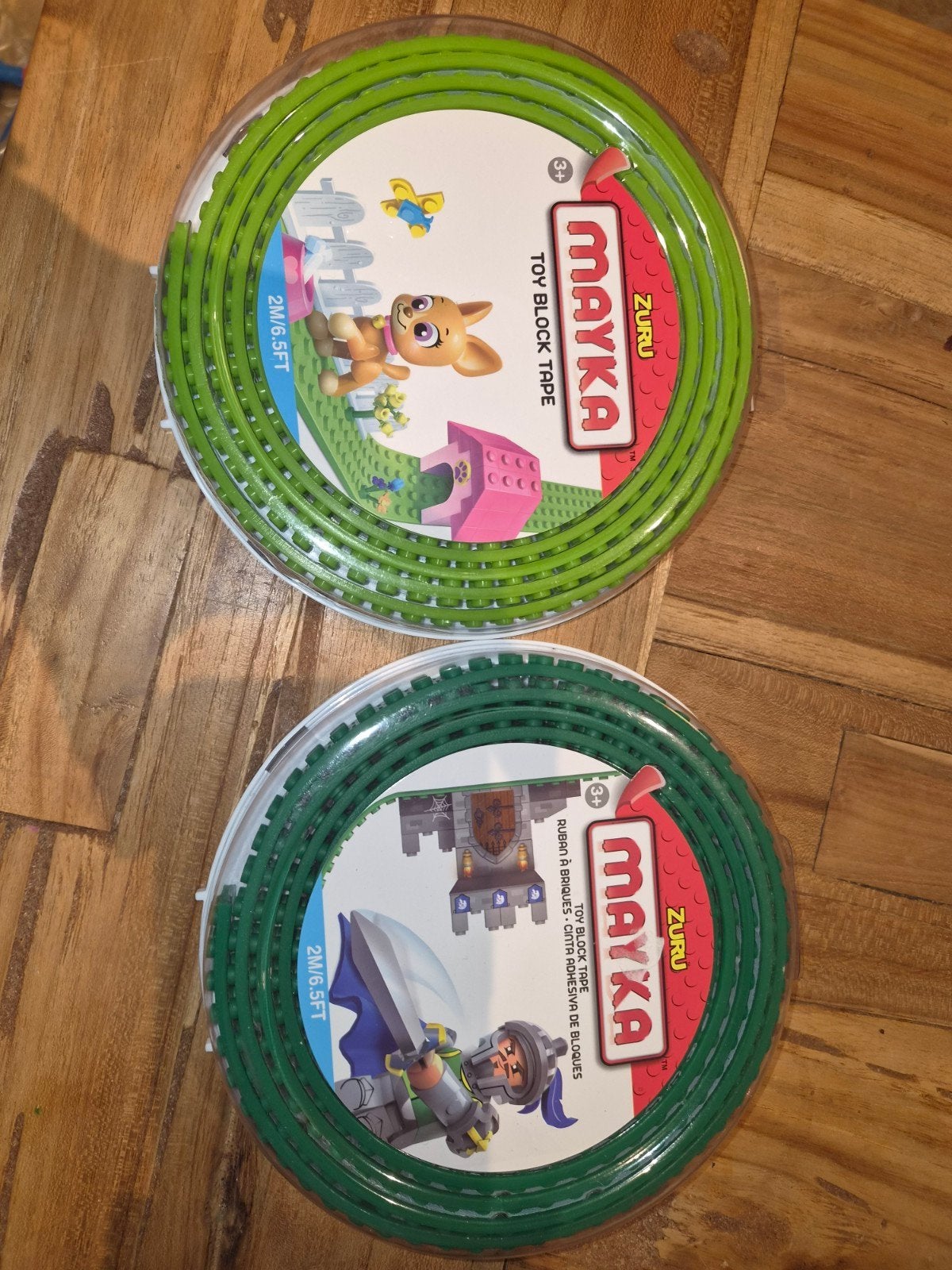 Mayka Zuru Toy Block Tape - Groen (2 stuks), Ophalen, Nieuw, Overige merken