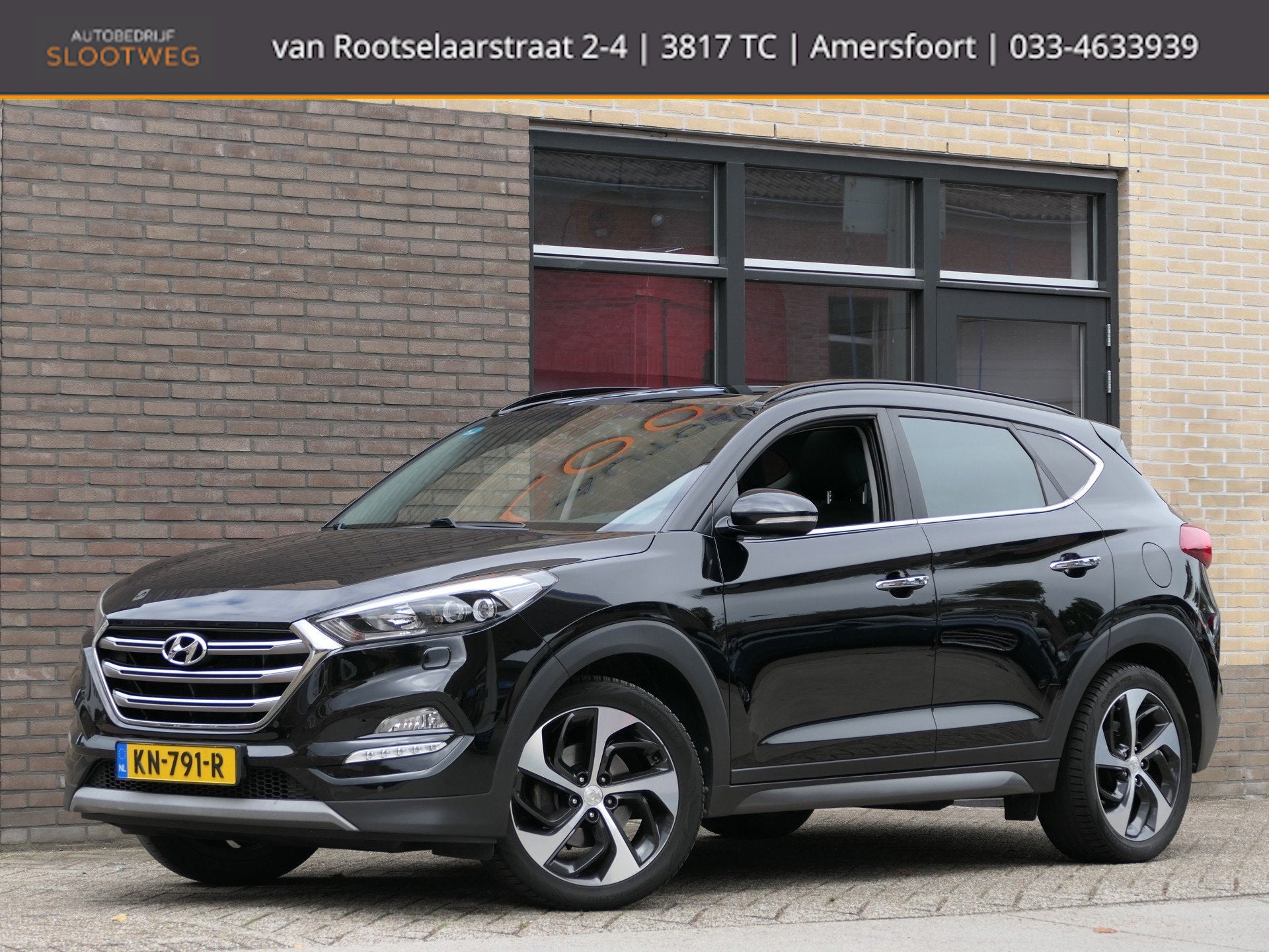 Hyundai Tucson 1.6 T-GDi Premium Panoramadak | Leer | Stoelv, Auto's, Voorwielaandrijving, Gebruikt, 4 cilinders, Zwart