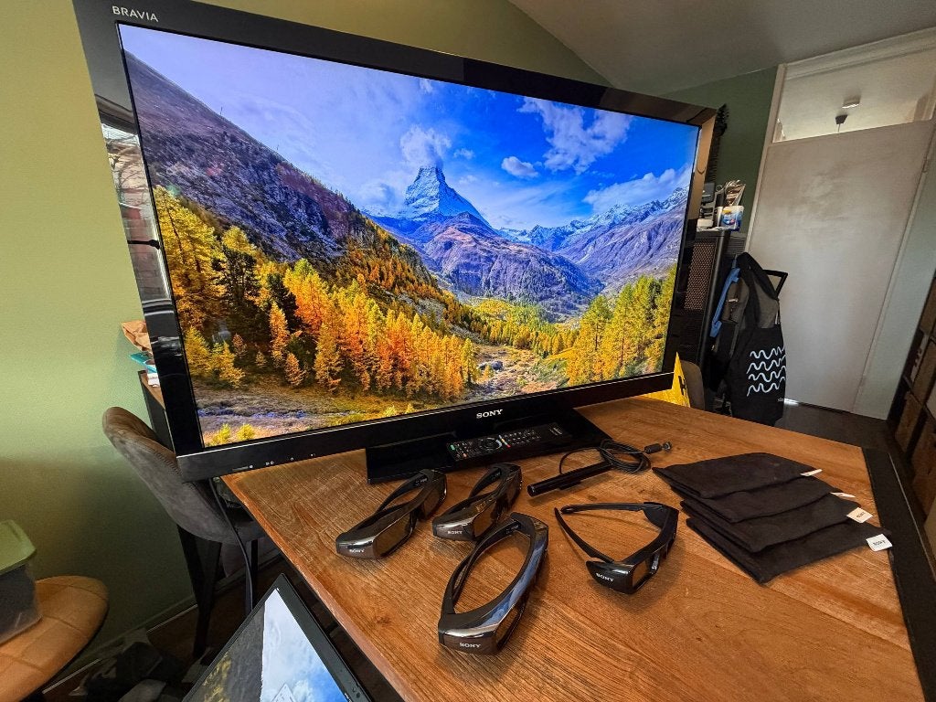 Sony HX800 Premium fullHD 40 inch met 3D brillen, Ophalen, 50 Hz, Full HD (1080p), Gebruikt