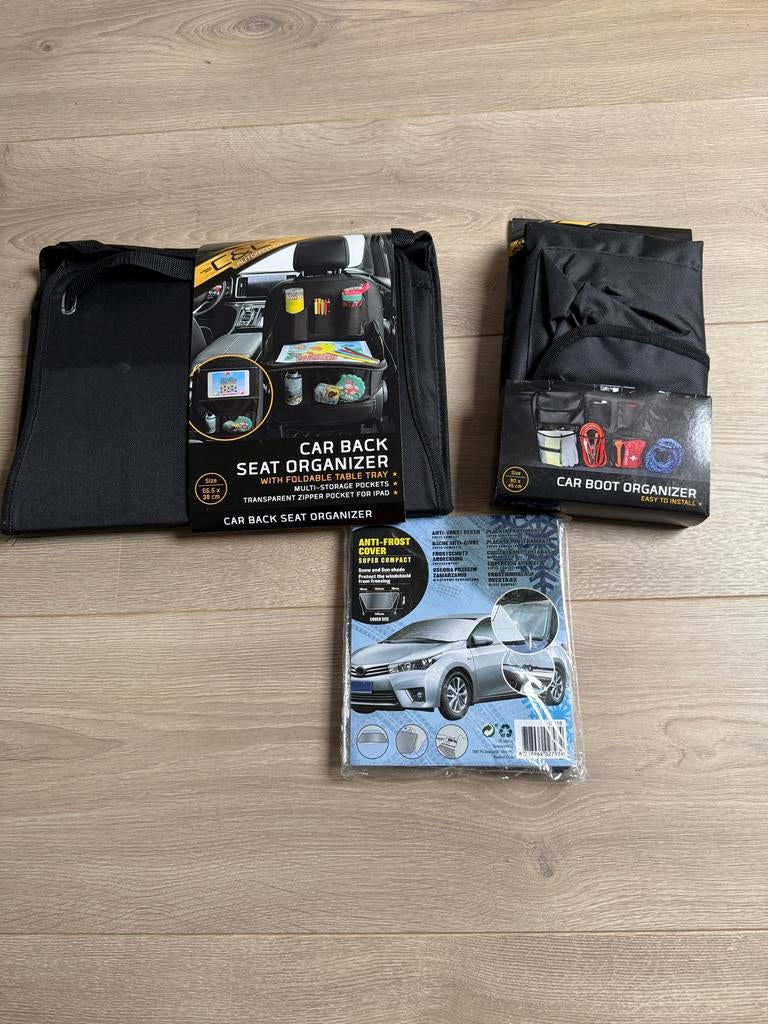 Auto Accessoires Set: Organizer, Kofferbak Organizer, Anti-v, Ophalen, Nieuw