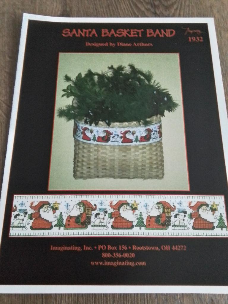 Santa basket band, Ophalen of Verzenden, Zo goed als nieuw, Handborduren, Patroon