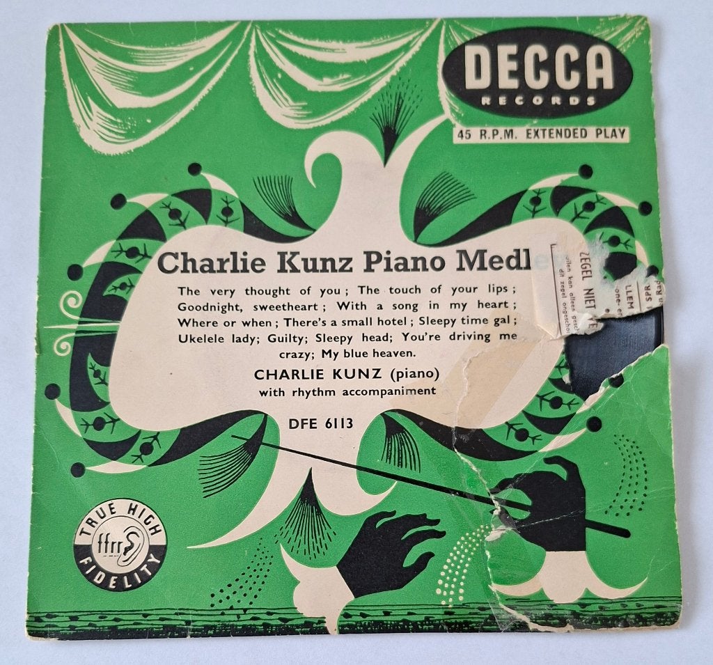 Charlie Kunz - Charlie Kunz piano medley, Ophalen of Verzenden, Gebruikt, Pop, Overige typen