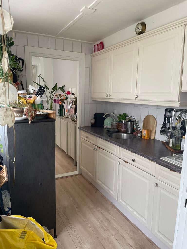 Keuken gratis ! met koelkast, gasfornuis en afzuigkap, Ophalen, Gebruikt, Overige materialen, Enkelwandige keuken