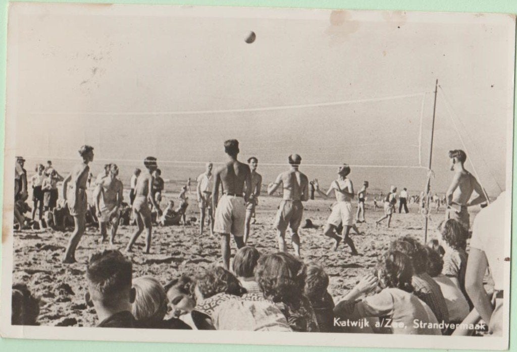 Katwijk aan Zee Strandvermaak 1954, Ophalen, 1940 tot 1960, Gelopen, Zuid-Holland