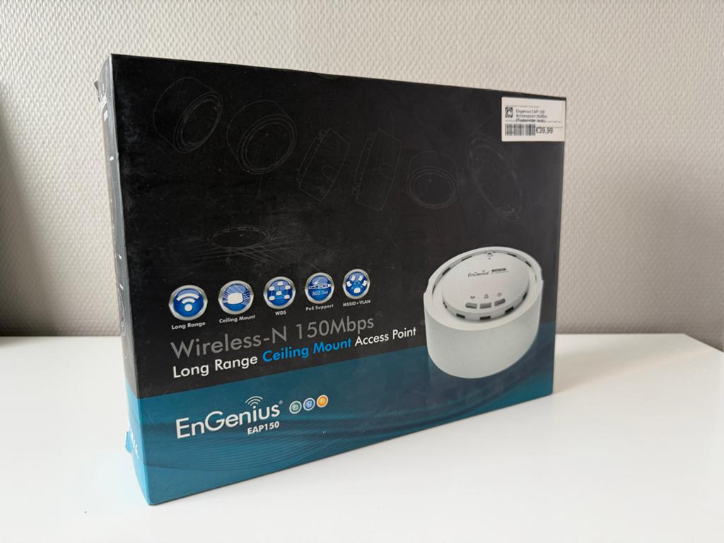 EnGenius EAP150 Wireless-N 150Mbps Plafond Access Point, Ophalen of Verzenden, Nieuw, Router
