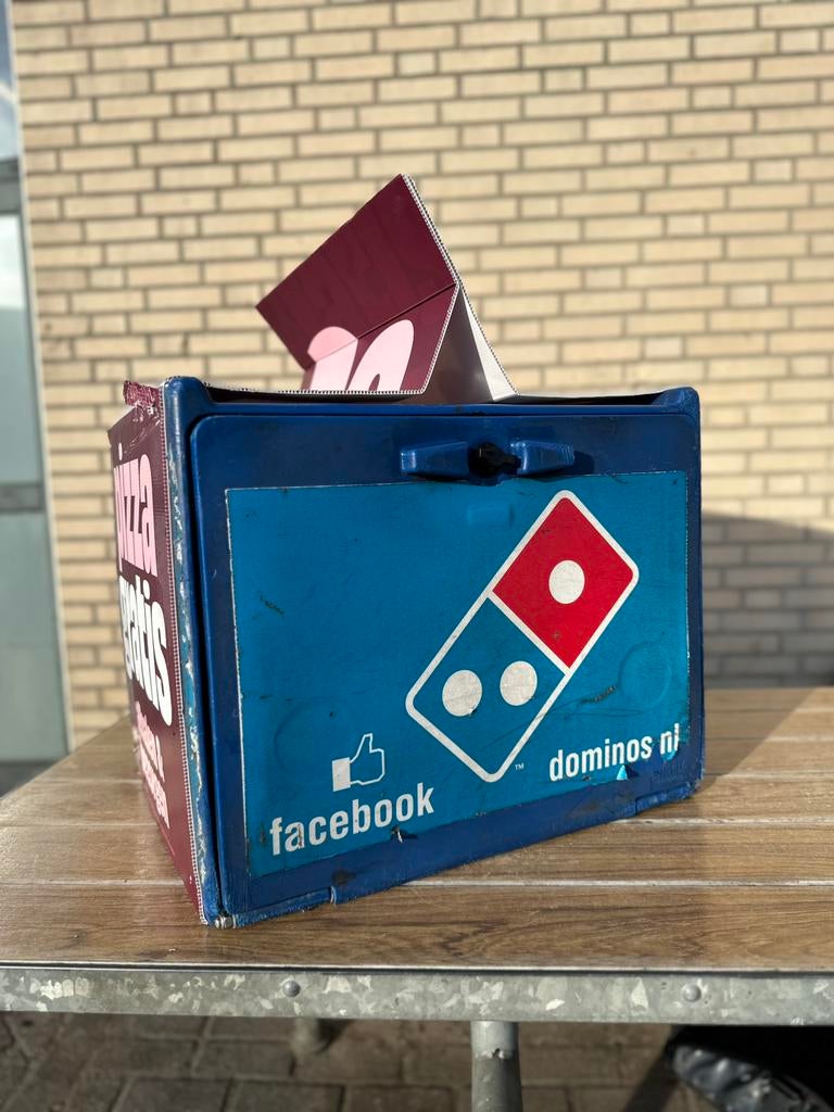 Dominos’s bezorgbox voor fiets of scooter, Fietsen en Brommers, Ophalen of Verzenden, Gebruikt