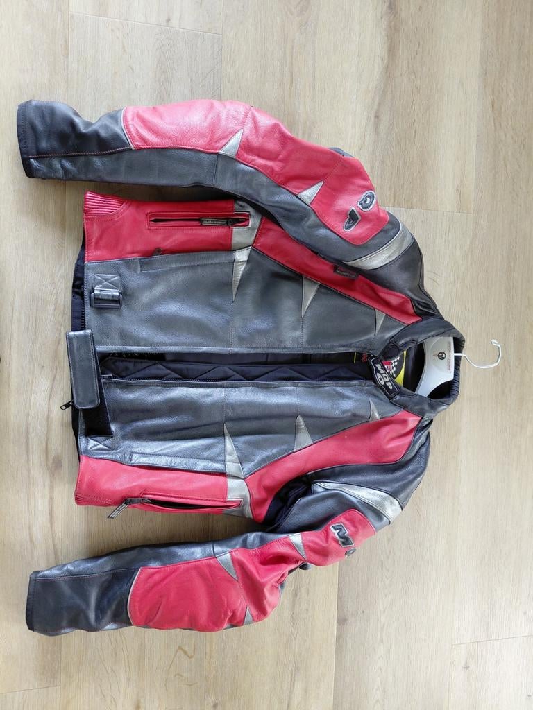 MQP motorjas leer maat 52, Motoren, Kleding | Motorkleding, Heren, MQP, Jas | leer, Ophalen of Verzenden