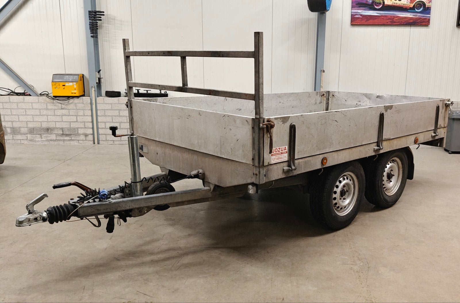 Nette Hapert plateauwagen 2000kg 160x280 aanhanger, Ophalen, Gebruikt, ., Hapert