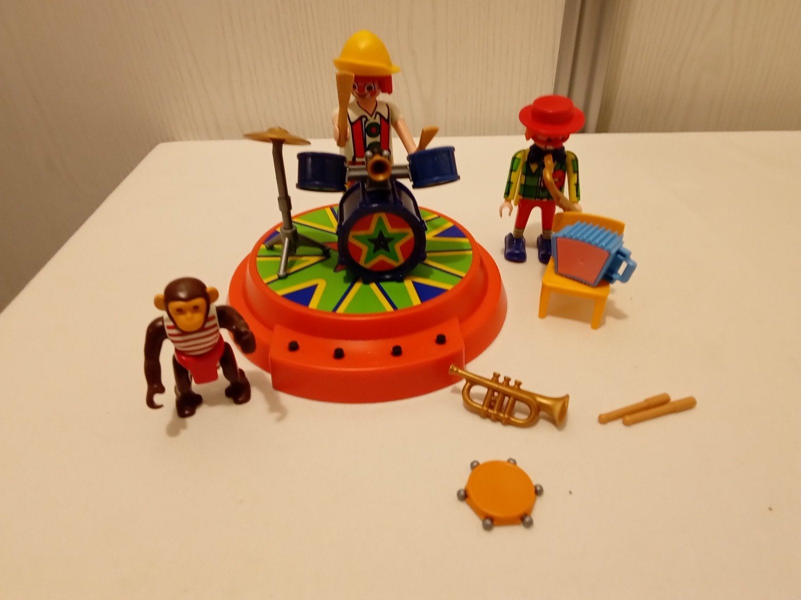 playmobil 4231 circus muzikanten met muziek compleet, Gebruikt, Complete set, Overige typen, Ophalen of Verzenden
