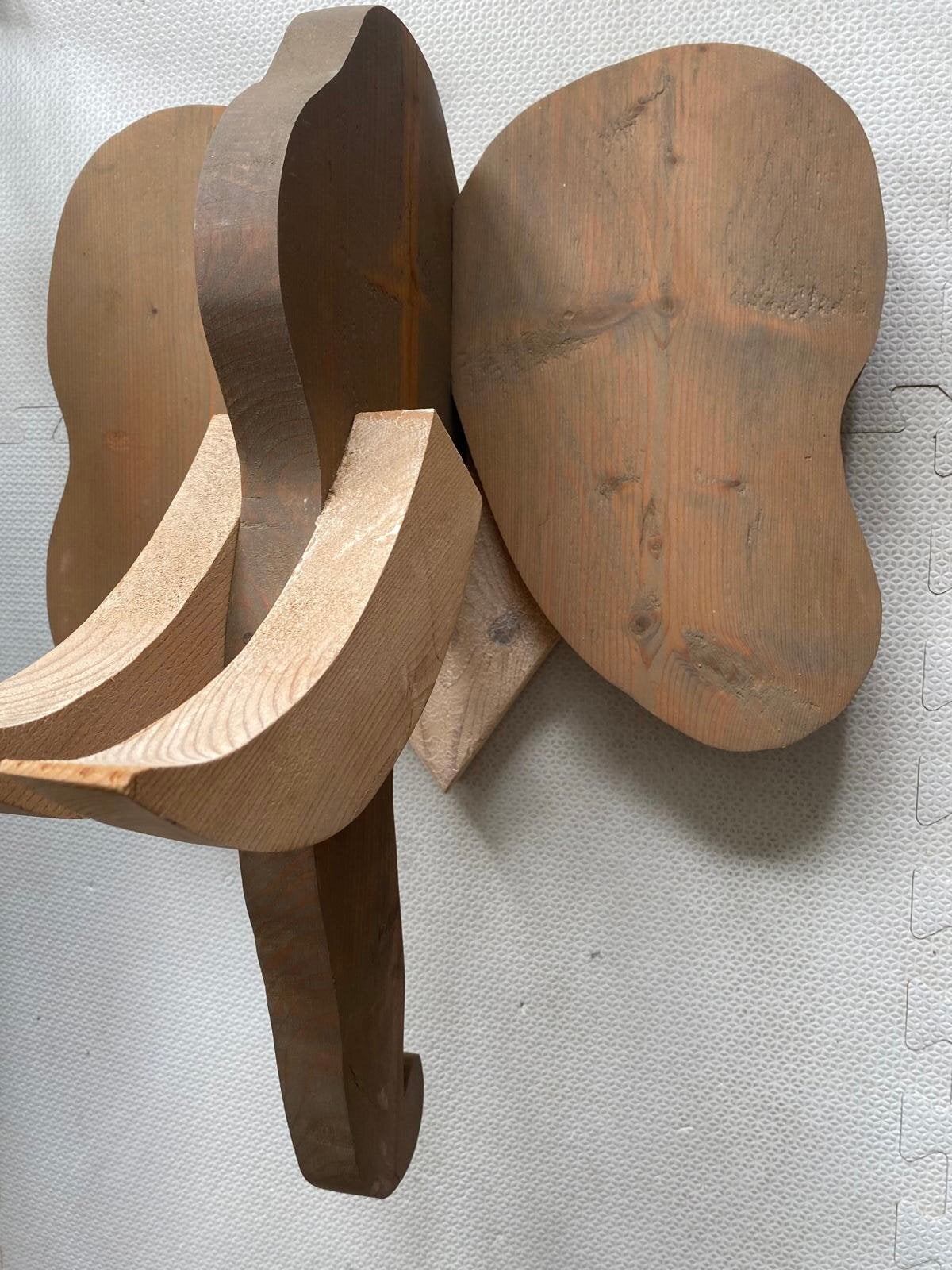 olifantenkop hanger hout kinderkamer, Ophalen, Zo goed als nieuw, Grijs, Hout