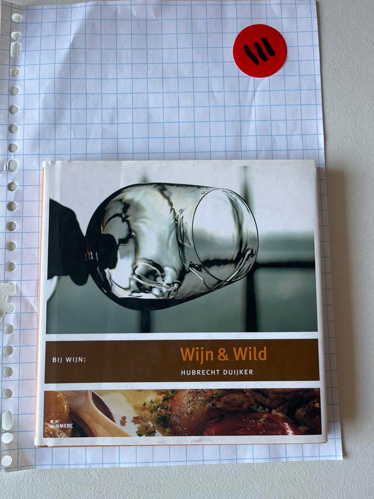 Wijn & Wild kookboek - Hubrecht Duijker, Ophalen of Verzenden, Zo goed als nieuw, Europa, Hoofdgerechten