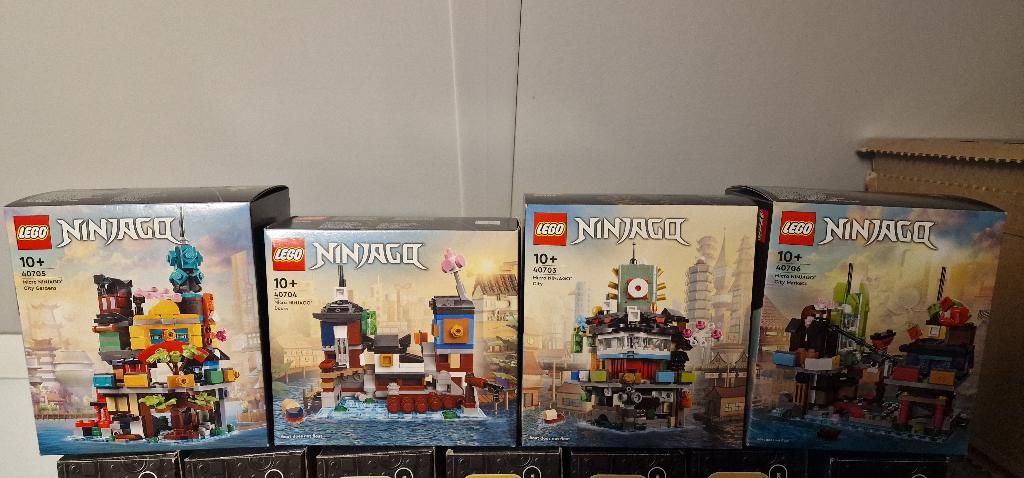 Nieuw: Lego Ninjago Micro 40703 + 40704 + 40705 + 40706, Kinderen en Baby's, Speelgoed | Duplo en Lego, Lego, Nieuw, Ophalen of Verzenden
