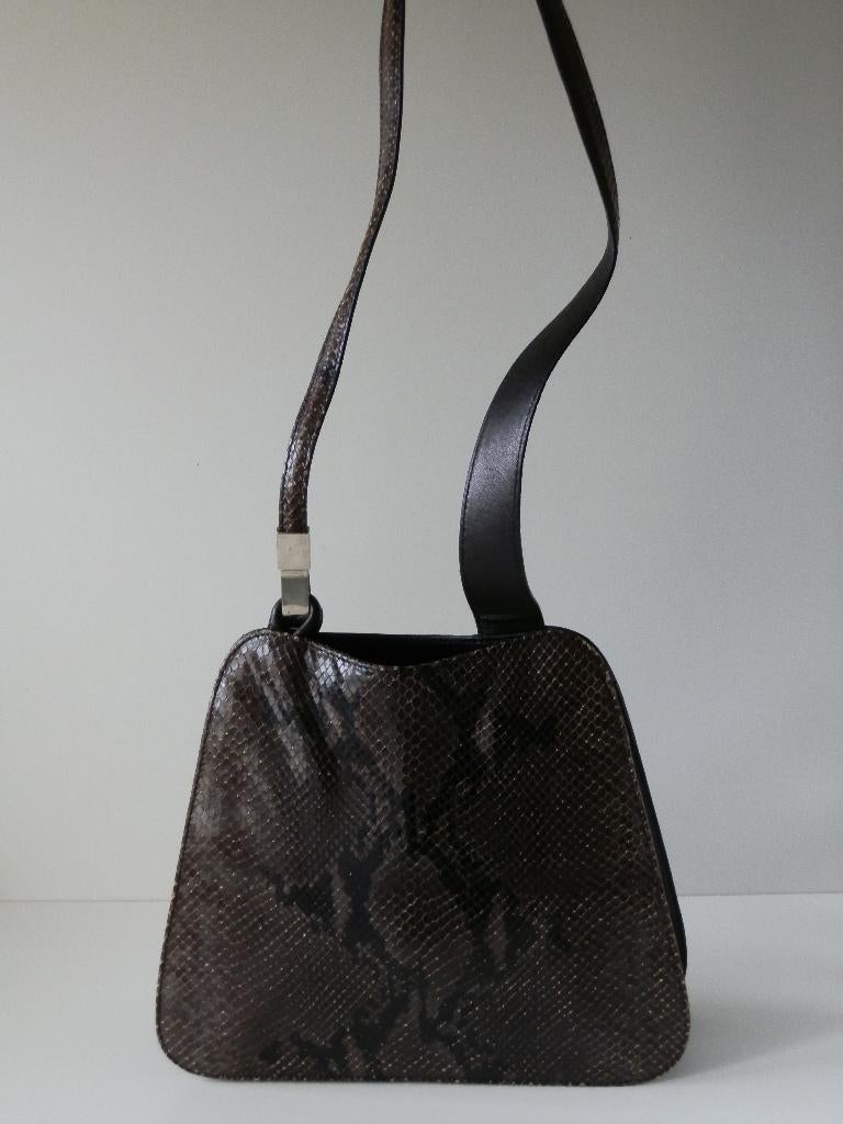Maripé damestas. Leer. Vintage., Sieraden, Tassen en Uiterlijk, Tassen | Damestassen, Ophalen of Verzenden, Zo goed als nieuw