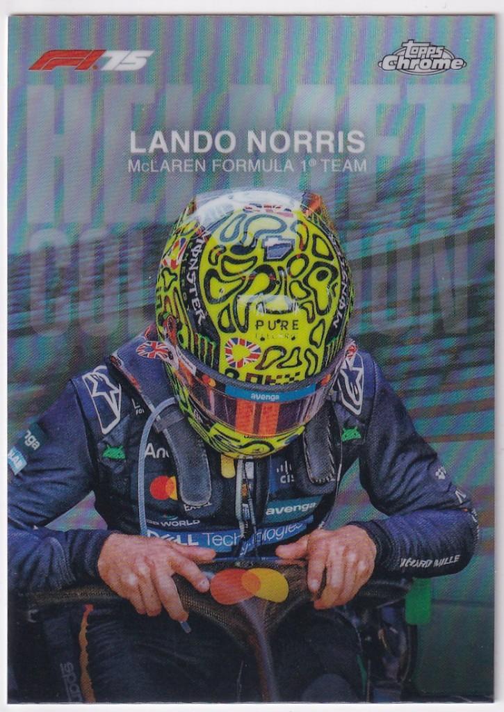 Lando Norris Helmet Refractor #HC-4, Verzamelen, Automerken, Motoren en Formule 1, Verzenden, Nieuw, Formule 1