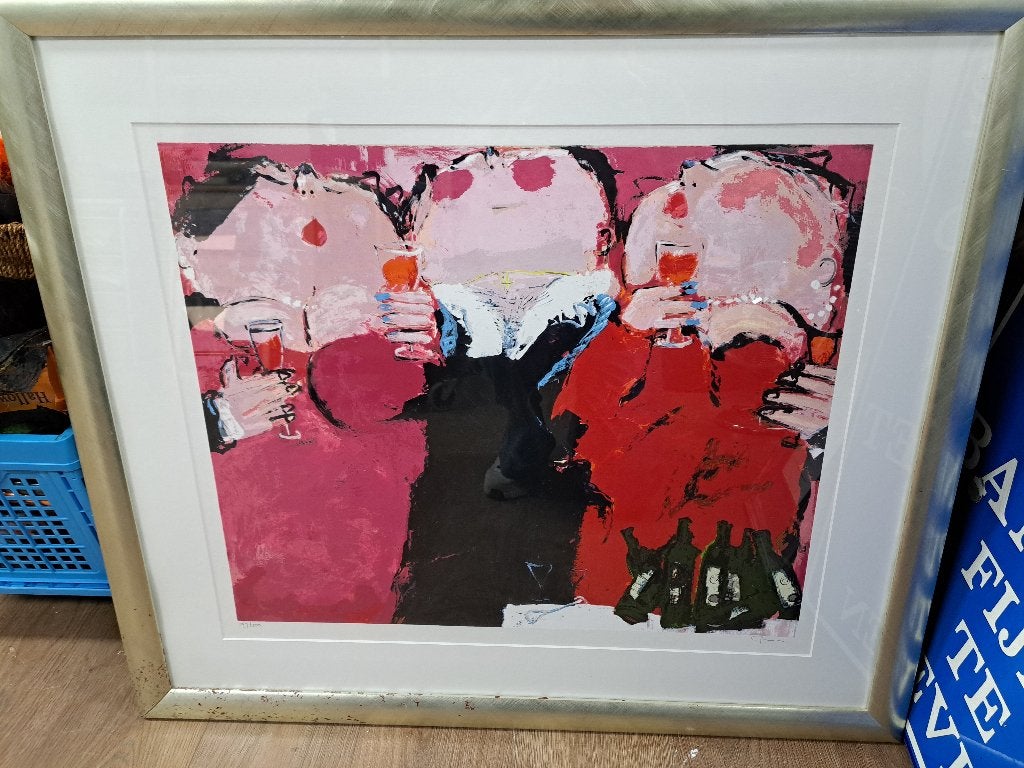 Dikke Dames schilderij (canvas), Ophalen, Overige materialen, Figuren