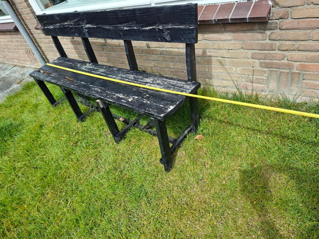 *GRATIS* tuinbank, Ophalen, Gebruikt, Hout