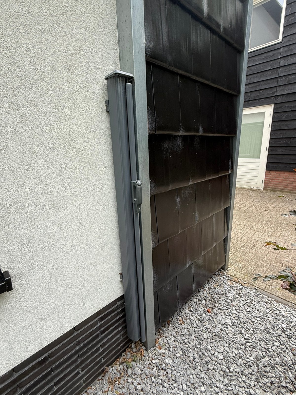 Windscherm. Lengte 3.00 Hoogte 160cm ZGAN, Ophalen, 1 tot 2 meter, Aluminium, Zo goed als nieuw