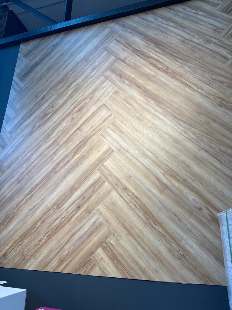 Wineo 800 Honey Warm Maple PVC Plakvloer - OP=OP!, Ophalen, PVC plak, Bruin, 75 m² of meer