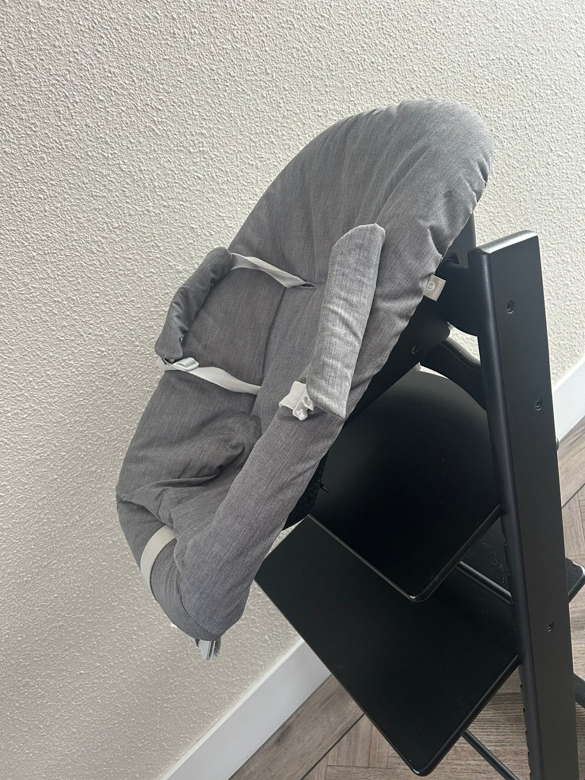 Stokke Newborn-set met grijze hoes, Ophalen of Verzenden, Zo goed als nieuw