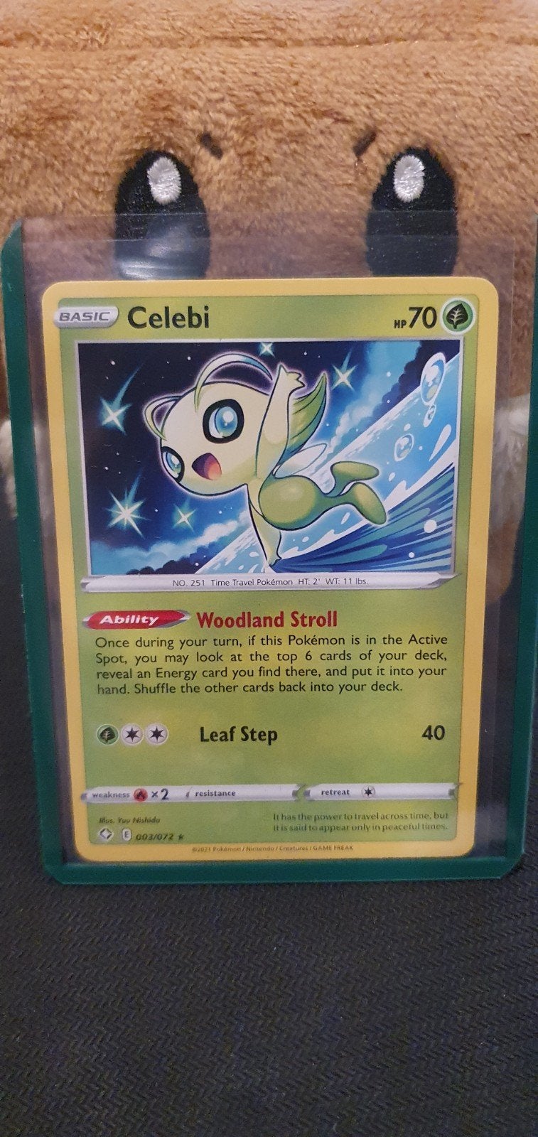 Celebi 003/072, Hobby en Vrije tijd, Verzamelkaartspellen | Pokémon, Ophalen of Verzenden, Zo goed als nieuw, Meerdere kaarten