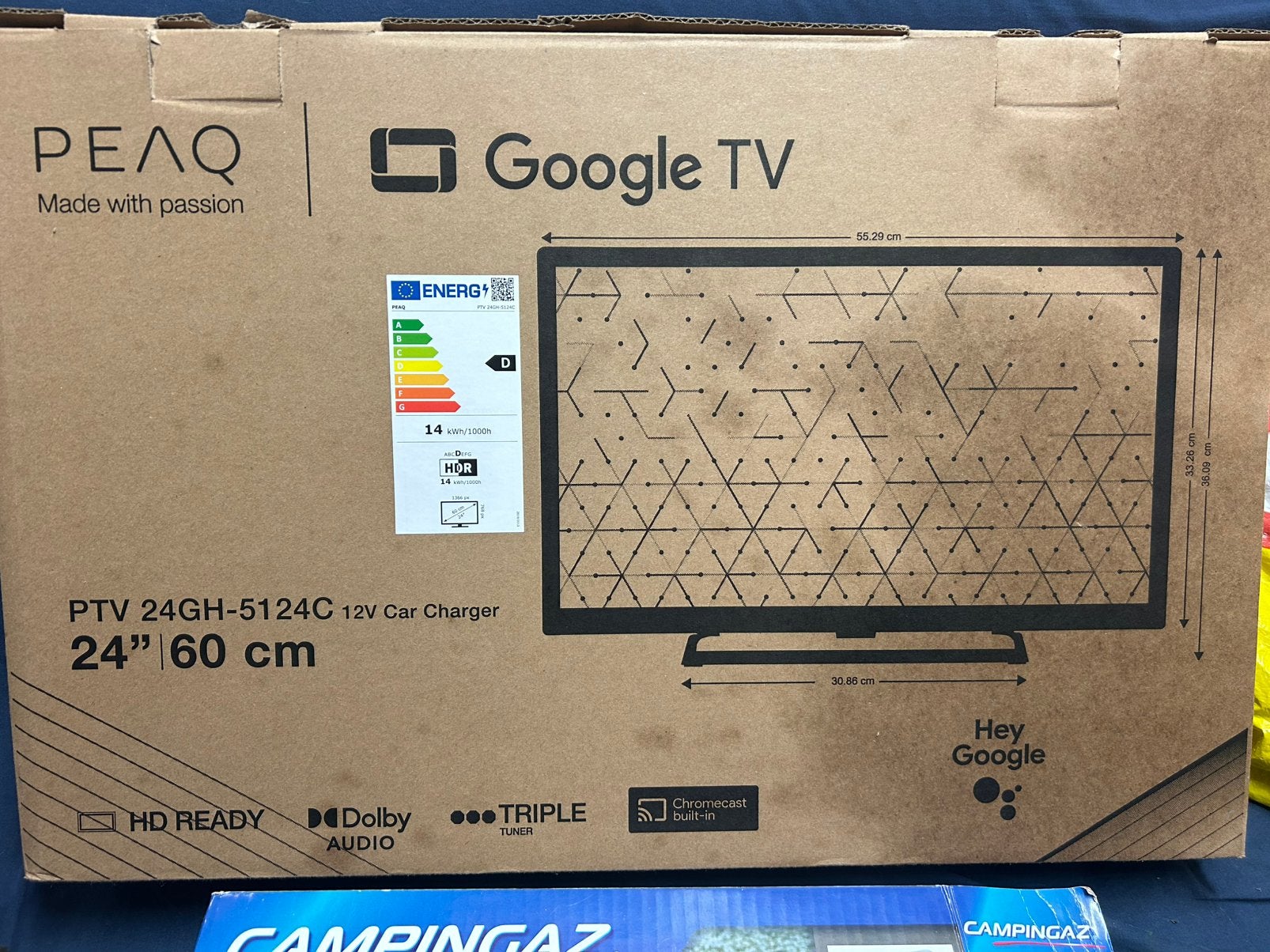 Kleine TV voor op de camping, Ophalen of Verzenden, 50 Hz, Overige merken