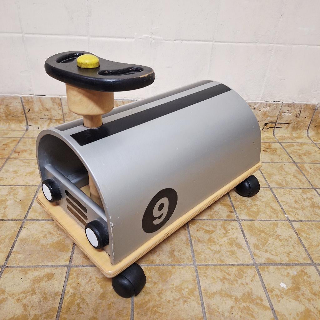 Pintoy Houten Loopauto / Loopfiets / Loopkar, Kinderen en Baby's, Speelgoed | Houten speelgoed, Gebruikt, Duw- of Trekspeelgoed