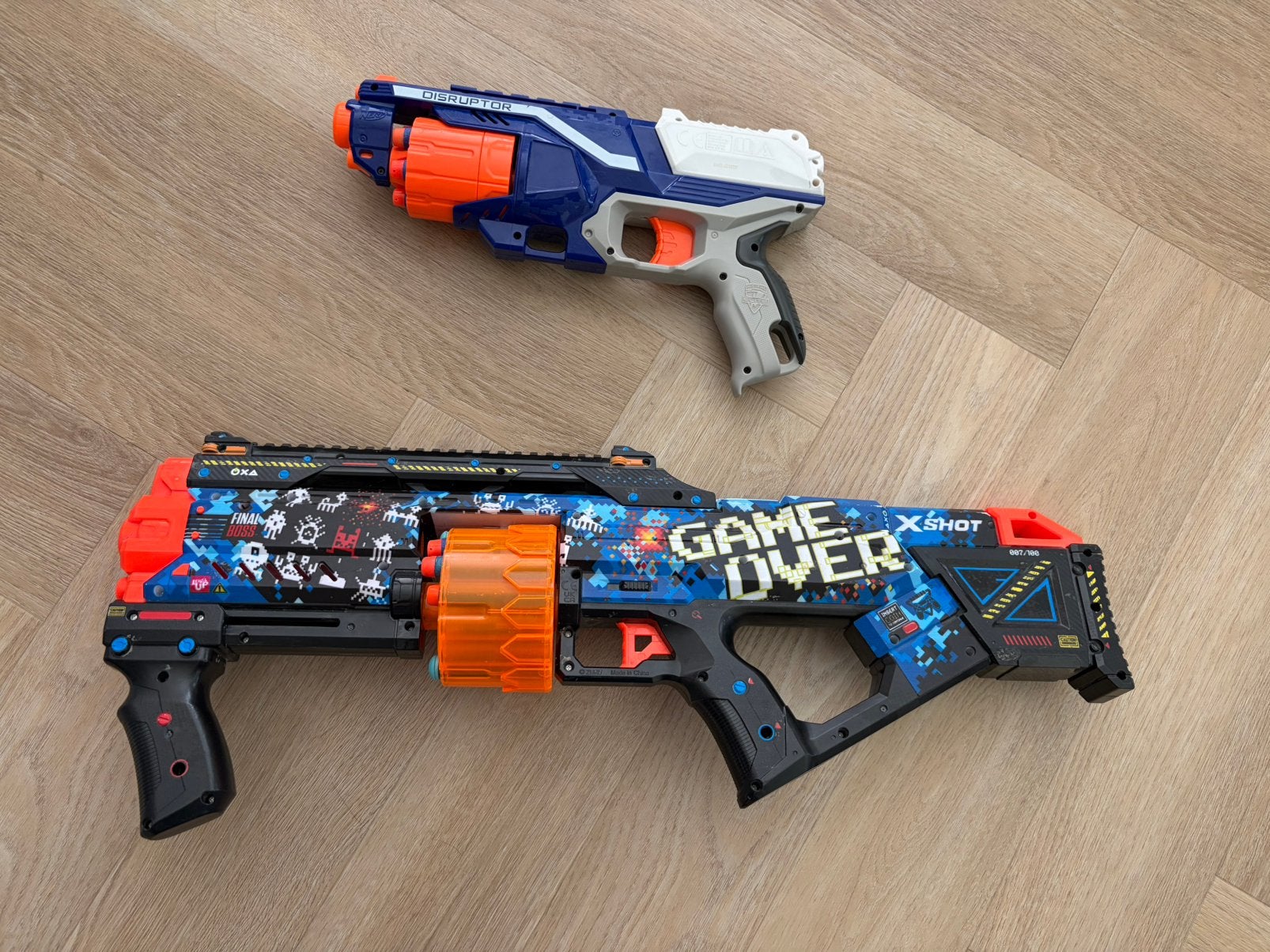 WOW: 2 Nerf Guns met ammo, Ophalen, Gebruikt