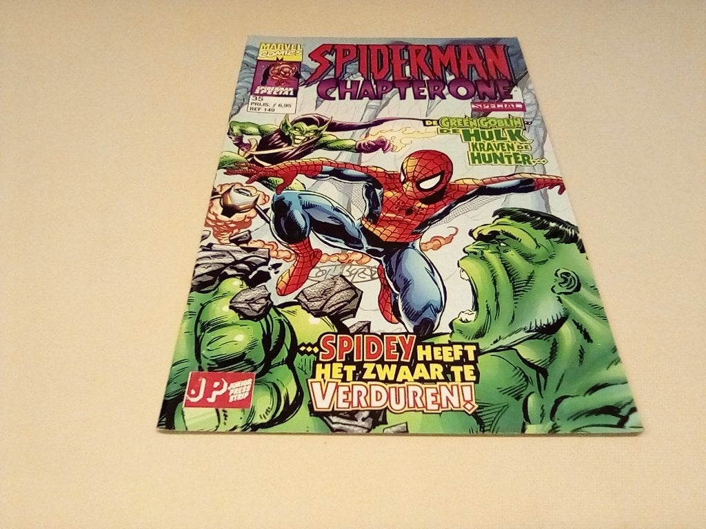 Marvel Spider-Man Chapter One & Extra - Junior Press Strip, Gelezen, Ophalen of Verzenden, John Byrne, Meerdere stripboeken