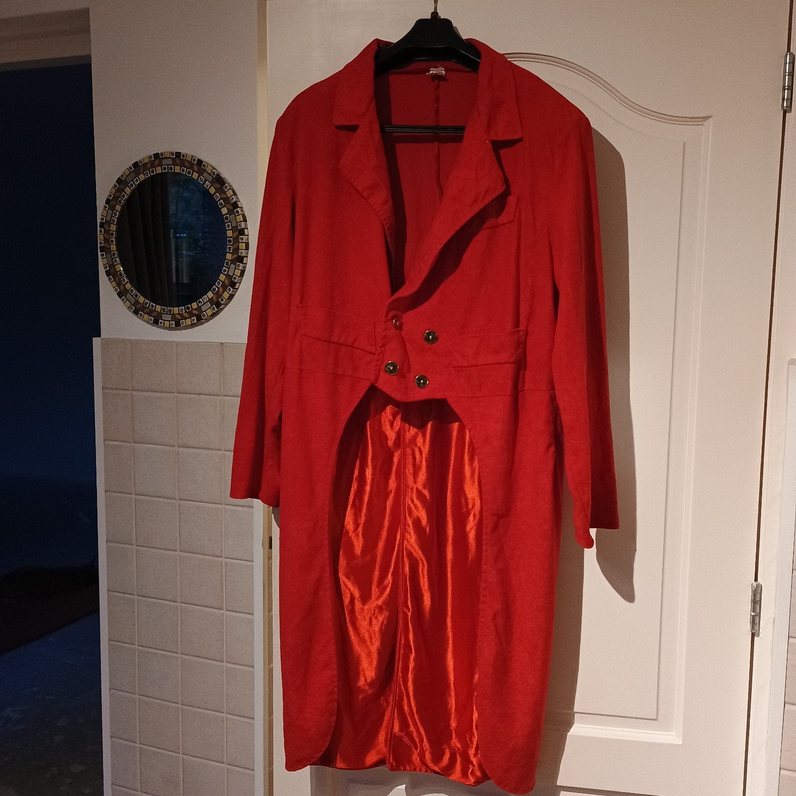 Rode slipjas maat 56., Ophalen of Verzenden, Zo goed als nieuw, Maat 56/58 (XL), Kleding