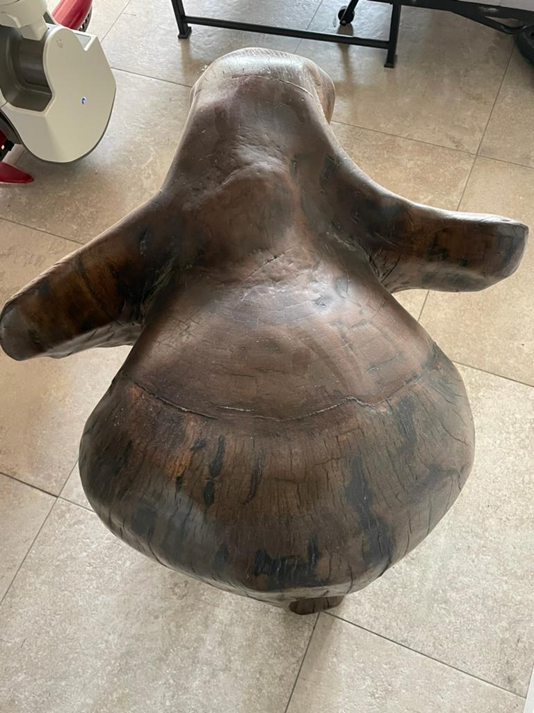 Olifant van hout, Ophalen