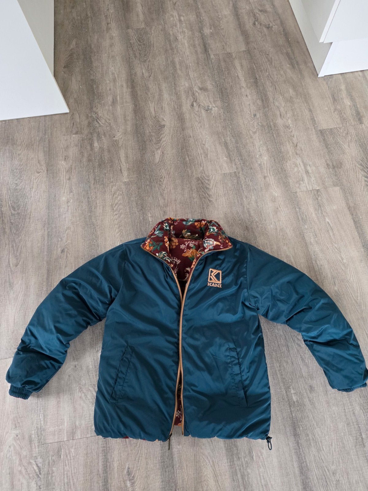 Karl Kani Reversible Puffer Jacket - Maat M, Ophalen of Verzenden, Zo goed als nieuw, Karl Kani, Meerkleurig
