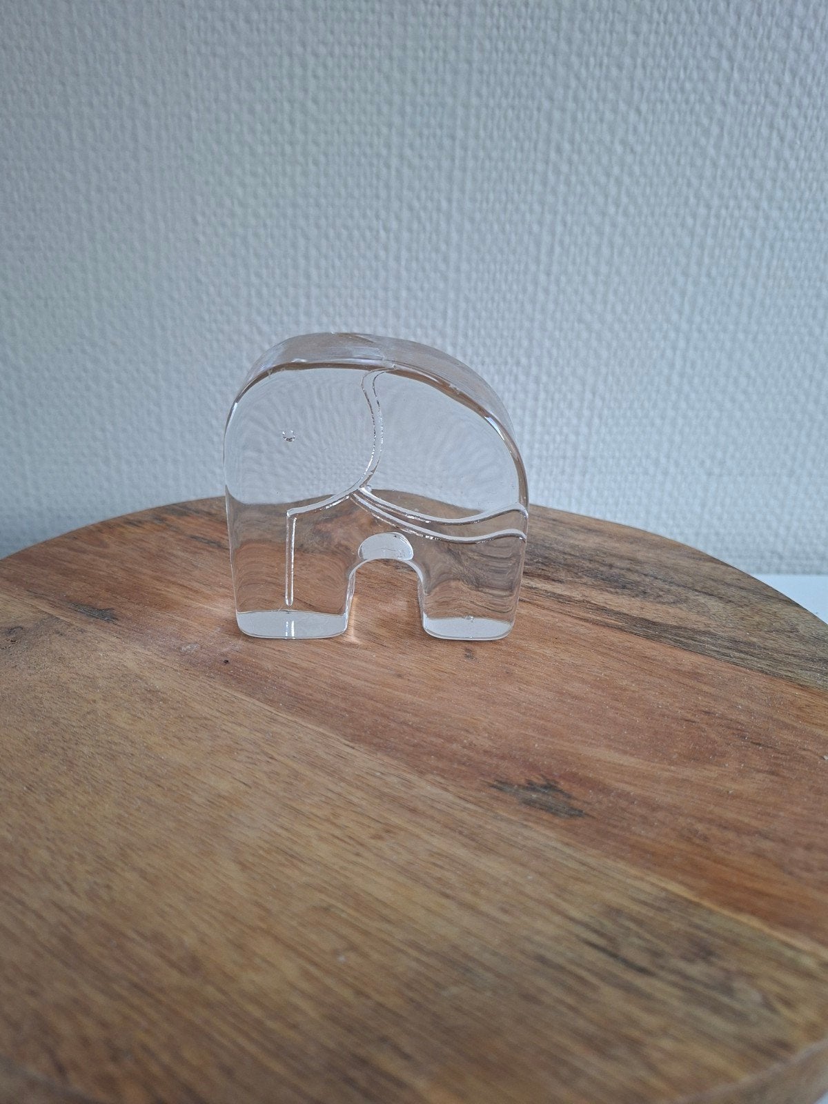 Glazen olifantje, decoratie, - Kosta Boda zoo, Ophalen of Verzenden