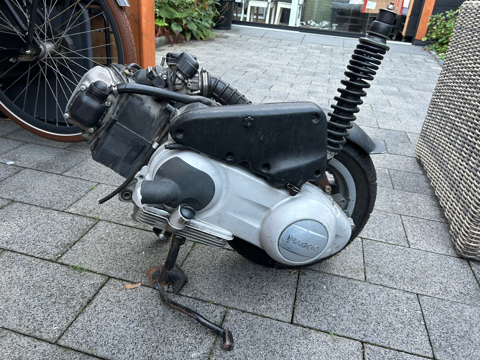 Piaggio Leader 125cc motorblok, Ophalen, Gebruikt, Blok, Piaggio